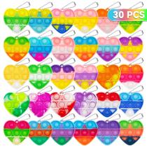 Chaveiro Fidget Toy PicCircuit Pop Heart - 30 Unidades para Crianças