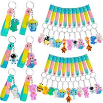 Chaveiro Fidget Toys Bulk Pop Fidget, pacote com 28 animais em 3D