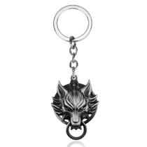 Chaveiro Final Fantasy Wolf Head Alloy Pendant Chaveiro Chaveiro Final Fantasy Wolf Head Alloy Pendant Chaveiro