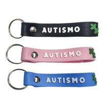 Chaveiro fita lembrancinha identificação autismo para crianças adultos chaves estojo mochila 10un Chaveiro fita lembrancinha identificação autismo para crianças adultos chaves estojo mochila 10un