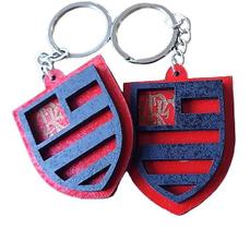 Chaveiro Flamengo Escudo 3D Rubro Negro Nação Campeão 2 Unid Chaveiro Flamengo Escudo 3D Rubro Negro Nação Campeão 2 Unid