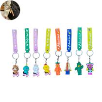 Chaveiro Fofo 3D Emborrachado Para Bolsas Mochilas Decorativo Aleatório