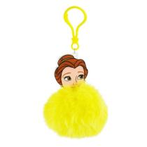 Chaveiro Fofo Amarelo Pom Pom Princesa Bela E A Fera 10cm Original Disney Mochilas - DYF-CS13-D Chaveiro Fofo Amarelo Pom Pom Princesa Bela E A Fera 10cm Original Disney Mochilas - DYF-CS13-D