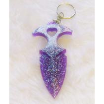 Chaveiro Formato Adaguinha Feito Em Resina