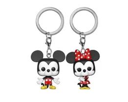 Chaveiro Funko Mickey E Minnie Pack 2 Unidades.