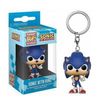 Chaveiro Funko Pocket Pop Keychain Sonic With Ring