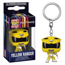Chaveiro Funko Pocket Power Rangers 30 Anos Ranger Amarelo - Pocket Pop Keychain