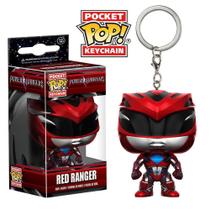 Chaveiro funko pop keychain power rangers red