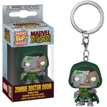 Chaveiro Funko Pop Pocket Keychain Marvel Zombie Doctor Doom