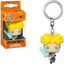 Chaveiro Funko Pop Super Saiyan Trunks w/ Sword Dragon Ball