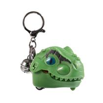 Chaveiro Funny Dinosaur Dino Head Toy para morder o dedo ABS