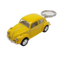 Chaveiro Fusca Metal 1/64 Amarelo Kinsmart KT2540DK_AM Chaveiro Fusca Metal 1/64 Amarelo Kinsmart KT2540DK_AM