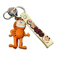 Chaveiro Garfield Cat Chaveiro de PVC para bolsas e presentes