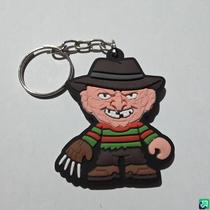 Chaveiro geek emborrachado freddy krueger (lfs014)