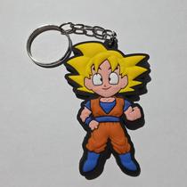 Chaveiro geek emborrachado goku 2 sayajin (la047)