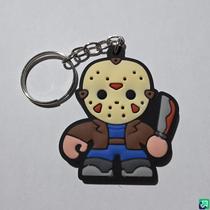 Chaveiro geek emborrachado jason (lfs015)