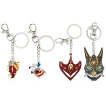 Chaveiro Genshin Impact Childe Mask Heart of Witch Fire