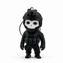 Chaveiro Ghost Call of Duty Personagem Tático com Máscara de Caveira Chaveiro Ghost Call of Duty Personagem Tático com Máscara de Caveira