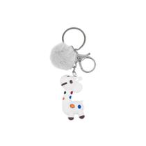 Chaveiro Girafa Pompom - Um toque de fofura para suas chaves! Chaveiro Girafa Pompom - Um toque de fofura para suas chaves!