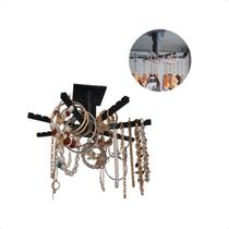 Chaveiro Giratório Para Teto Ou Prateleira Expositor Com Múltiplos Ganchos Para Coleções e Lojas -