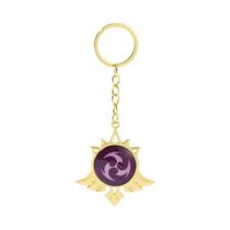 Chaveiro Grande De Metal Luminoso Dupla Face Venti De Genshin Impact, Acessório De Cosplay