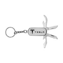 Chaveiro Gravado a Laser 3em1 Tesla Cybertruck Model T Metal
