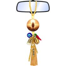 Chaveiro Guia Patuá Proteção Orixá Obaluaê Retrovisor Carro