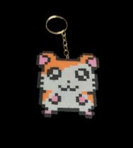 Chaveiro Hamtaro pixel arte Chaveiro Hamtaro pixel arte