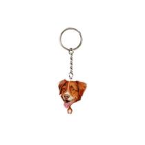 Chaveiro Heads De Metal - Nova Scotie Retriever