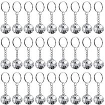 Chaveiro Henoyso 48 Peças Mini Bolas de Espelho Prateadas 2 cm