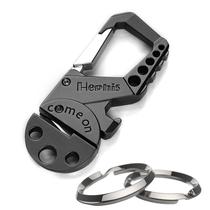Chaveiro Hephis Skull Heavy Duty Car Escape Tool preto