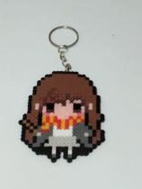 Chaveiro Hermione Pixel Art