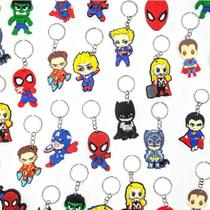 Chaveiro Heróis Marvel 10unVingadores Hulk Homem Aranha Batman Chaveiro Heróis Marvel 10unVingadores Hulk Homem Aranha Batman
