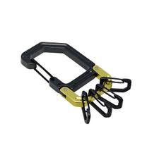 Chaveiro Hillman Apex Carabiner preto e verde