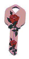 Chaveiro Hillman WACKEY-68-SC1-ROSE Rose Design Chaveiro Hillman WACKEY-68-SC1-ROSE Rose Design