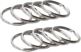 Chaveiro HoAoOo 32mm Metal Prata Pacote com 100