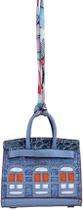 Chaveiro HOHOPEACH fofo para mulheres, acessórios de carro, azul