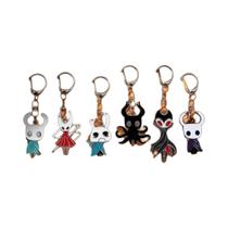 Chaveiro Hollow Knight Silksong Para Homens, Figura Do Rei Pálido, 6 Peças, Acessórios De Jogo,