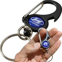Chaveiro Hyundai Metal Abridor Preto Mosquetão Chave Carro Metal / Preto Chaveiro Hyundai Metal Abridor Preto Mosquetão Chave Carro Metal / Preto