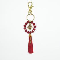 Chaveiro Iansã Cristais Vermelho