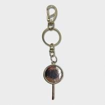 Chaveiro Iemanjá Abebé Redondo Prateado 15 Cm Chaveiro Iemanjá Abebé Redondo Prateado 15 Cm