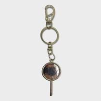 Chaveiro Iemanjá Abebé Redondo Prateado 15 Cm Chaveiro Iemanjá Abebé Redondo Prateado 15 Cm