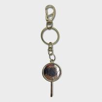 Chaveiro Iemanjá Abebé Redondo Prateado 15 Cm Chaveiro Iemanjá Abebé Redondo Prateado 15 Cm