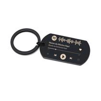 Chaveiro Inox Spotify A Laser 4 Cores Chaveiro Inox Spotify A Laser 4 Cores