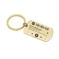 Chaveiro Inox Spotify Gravado A Laser 4 Cores Chaveiro Inox Spotify Gravado A Laser 4 Cores