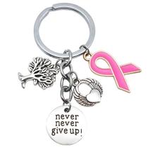 Chaveiro Inspirational Tree of Life com asas, coração e zinco