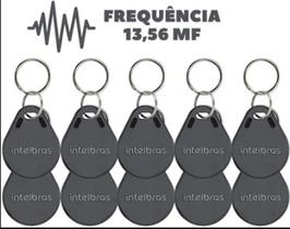 Chaveiro Intelbras Th 1000 Preto - Kit Com 10 Unidades