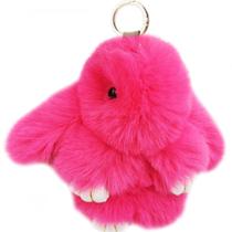 Chaveiro jtkdxqs Soft Cute Bunny, pele de coelho artificial feminina