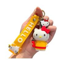 Chaveiro Kawaii Hello Kitty Pingente De Anime Para Carro Brinquedo De Joias Para Crianças