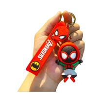 Chaveiro Kawaii Homem-Aranha - Figura de Ação para Mochila ou Bolsa Infantil